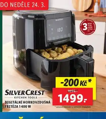 Lidl Digitální horkovzdušná fritéza 1400 w nabídka