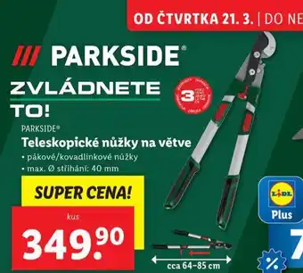 Lidl Teleskopické nůžky na větve nabídka