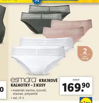 Lidl Krajkové kalhotky nabídka