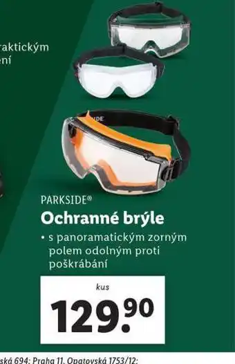 Lidl Ochranné brýle nabídka