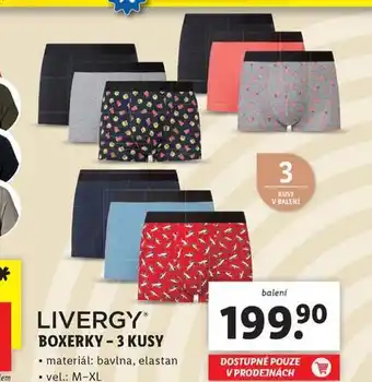 Lidl Boxerky nabídka
