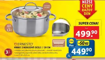 Lidl Hrnec z nerezové oceli 20 cm nabídka