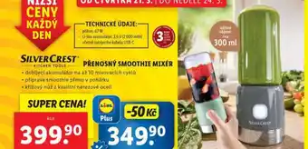 Lidl Přenosný smoothie mixér nabídka