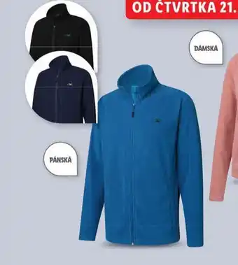 Lidl Pánská fleecová mikina nabídka