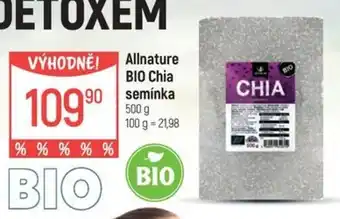 Globus Allnature BIO Chia seminka nabídka