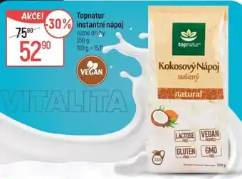 Globus Topnatur instantní nápoj nabídka