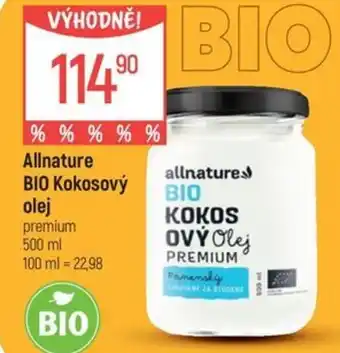 Globus Allnature BIO Kokosový olej nabídka