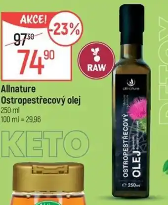 Globus Allnature Ostropestřecový olej nabídka