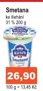 COOP DISKONT Smetana nabídka