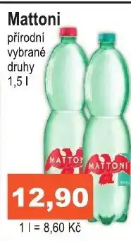 COOP DISKONT Mattoni 1.5L nabídka
