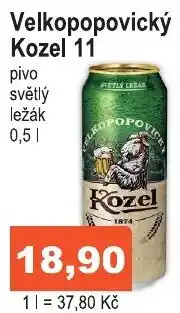 COOP DISKONT Velkopopovický Kozel 11 0.5L nabídka