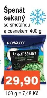 COOP DISKONT Špenát sekaný nabídka