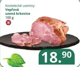 Potraviny CZ Kostelecké uzeniny Vepřová uzená krkovice nabídka