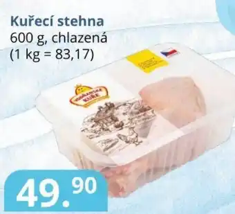 Potraviny CZ Kuřecí stehna 600 g, chlazená nabídka
