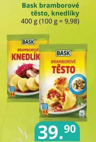 Potraviny CZ Bask bramborové těsto, knedlíky nabídka