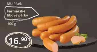 Potraviny CZ Farmářské libové párky nabídka