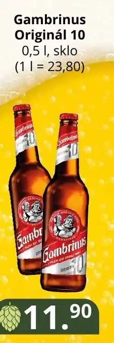 Potraviny CZ Gambrinus Originál 10 0,5 L nabídka
