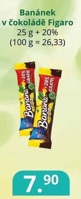 Potraviny CZ Banánek v čokoládě Figaro nabídka