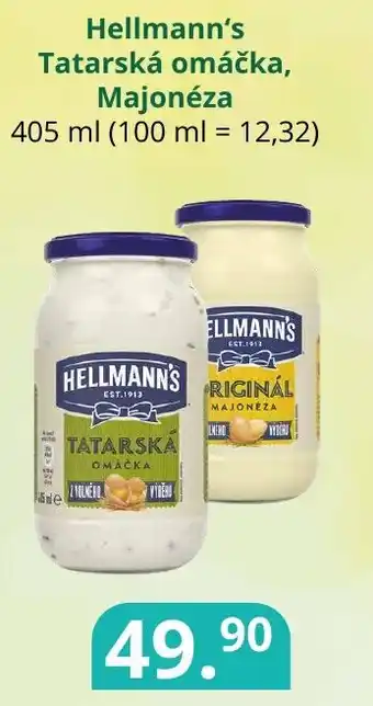 Potraviny CZ Hellmann's Tatarská omáčka, Majonéza nabídka