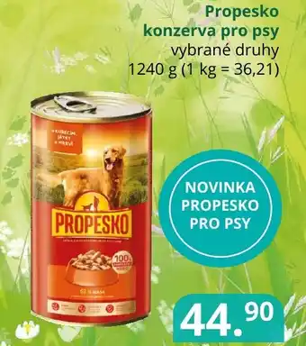 Potraviny CZ Propesko konzerva pro psy nabídka