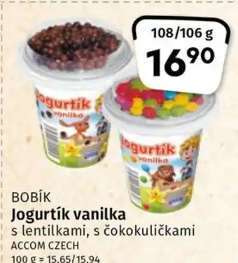 Coop BOBÍK Jogurtík vanilka nabídka