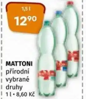 Coop MATTONI 1.5L nabídka