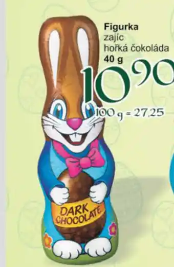 Jip Figurka zajíc hořká čokoláda 40 g nabídka