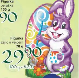 Jip Figurka zajíc s vejcem 70 g nabídka