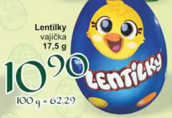 Jip Lentilky vajíčka 17,5 g nabídka