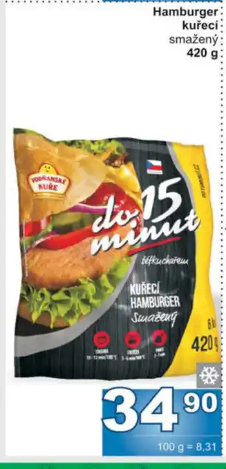 Jip Hamburger kuřecí smažený 420 g nabídka