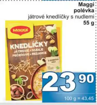 Jip Maggi polévka nabídka