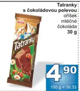 Jip Tatranky s čokoládovou polevou nabídka