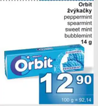 Jip Orbit žvýkačky nabídka
