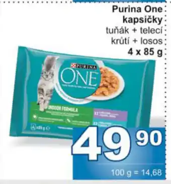 Jip Purina One kapsičky nabídka