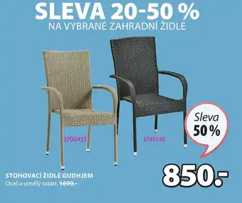 JYSK STOHOVACÍ ŽIDLE GUDHJEM nabídka