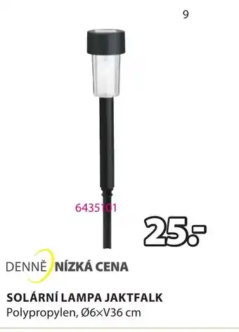 JYSK SOLÁRNÍ LAMPA JAKTFALK nabídka