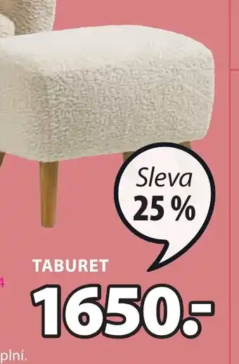 JYSK TABURET nabídka
