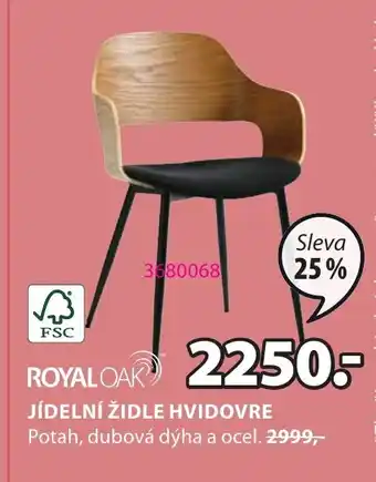 JYSK JÍDELNÍ ŽIDLE HVIDOVRE nabídka
