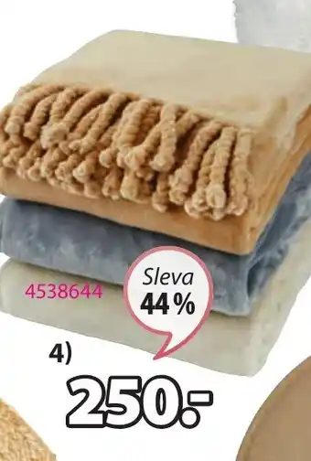 JYSK FLEECOVÝ PLÉD BONDEROSE nabídka