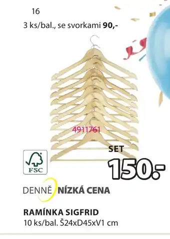JYSK RAMÍNKA SIGFRID nabídka