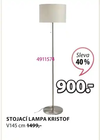 JYSK STOJACÍ LAMPA KRISTOF nabídka