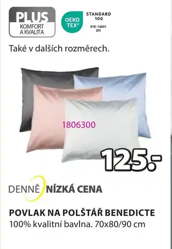 JYSK POVLAK NA POLŠTÁŘ BENEDICTE nabídka