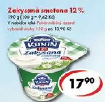 CBA Zakysaná smetana 12 % nabídka