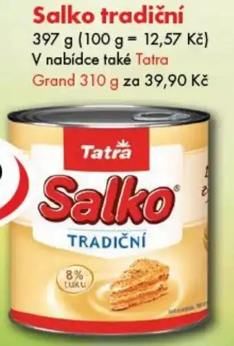 CBA Salko tradiční nabídka