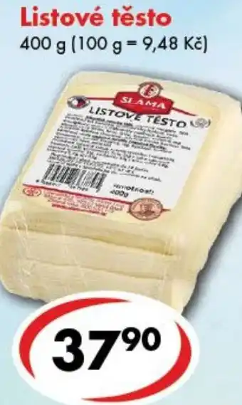 CBA Listové těsto 400 g nabídka