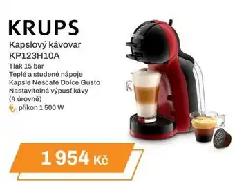 Expert KRUPS Kapslový kávovar KP123H10A nabídka