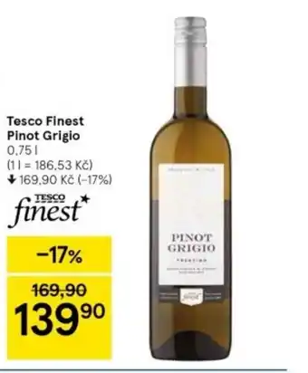 Tesco Tesco Finest Pinot Grigio 0,75 l. nabídka
