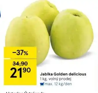 Tesco Jablka Golden delicious nabídka