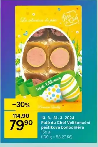 Tesco Paté du Chef Velikonoční paštiková bonboniéra 150 g nabídka