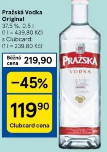 Tesco Pražská Vodka Original nabídka